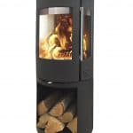 Morsö 7493 hög med vedfack