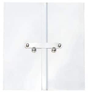 Ytterdörr nickel Inkl. gångjärn rak