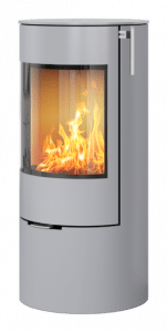 Rais Viva 100 L Stållucka Silver, bakansluten, classic topp