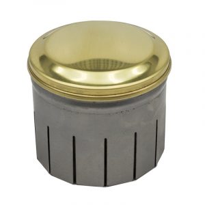 Sotlucka mässing 4" med stos