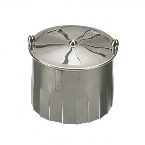 Spiralventil nickel 4 tum med stos