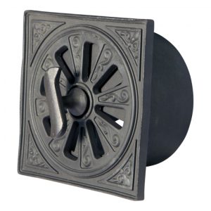 Rosettventil dia145mm i Gjutjärn - svart