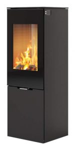 Rais Nexo 120 Glaslucka, svart, toppansluten