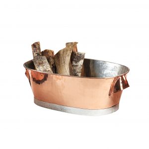 Vedgryta "Oval" koppar