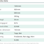 Nordpeis Davos A Låg höger, med insats N-29A höger - Bild 3