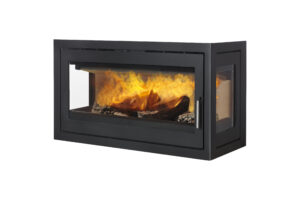 Meteor Jupiter 550 XXL med fast glas på två sidor, svart eller grå.(1050 mm bred)