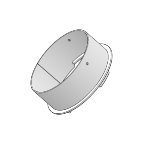 S6 SMOKE OUTLET 45DEG DIAM 130MM