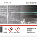 Färg grå metallic Senotherm - Bild 2