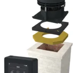 Exodraft paket 6 - öppen eldstad murad skorsten RS012