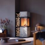 Contura 410T glas vänster sida, mörk thermotte - Bild 2