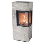 Contura 420T glas höger sida, ljus thermotte