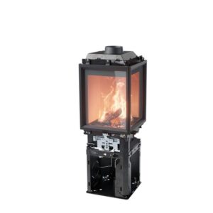 Contura 400 glas vänster sida, ljus thermotte
