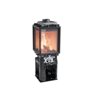 Contura 400 glas höger sida, ljus thermotte