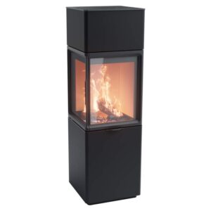 Contura 410 glas höger sida, ljus thermotte