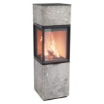 Contura 410T glas höger sida, ljus thermotte