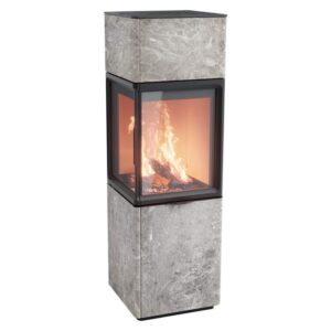 Contura 410T glas höger sida, ljus thermotte